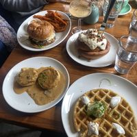 Spread  at Cafe Flora in Seattle