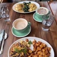   at Cafe Flora in Seattle