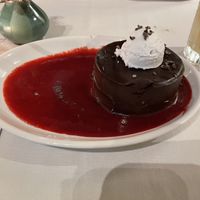 Dessert from Valentine’s Day menu  at Cafe Flora in Seattle