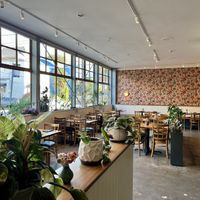 Front entrance   at Cafe Flora in Seattle