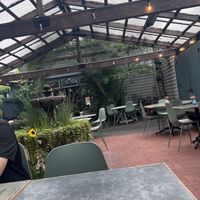   at Cafe Flora in Seattle