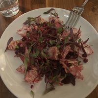 Castelfranco radicchio   at Cafe Flora in Seattle