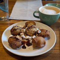 S'more beignets at Cafe Flora in Seattle