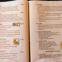 Menu page at Rou Vegan at Rou Vegan in Berlin