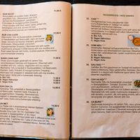 Menu page at Rou Vegan at Rou Vegan in Berlin