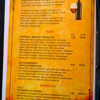 Menu page at Rou Vegan at Rou Vegan in Berlin