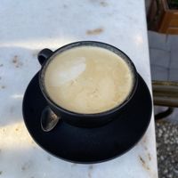 oat milk latte  at The Coffee Grinder in Datca