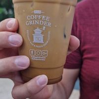Oat iced coffee at The Coffee Grinder in Datca