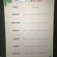 Opening Hours at Vertigo in Seriate