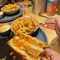 Kimchi chicken burger   at Zeta in The Hague