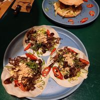 Chinese pancake/ Pita falafel at Zeta in The Hague