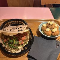 Pulled chickpea pita  at Zeta in The Hague