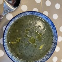 Nettle soup was very tasty (and free)  at Sprout Derby in Derby