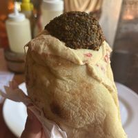 Falafel pitta   at Bustavo Food Bus in Ometepe