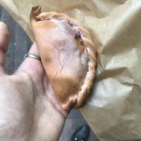 vegan empanada at El Almacén Empanadas - Rue du Taur in Toulouse