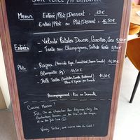 Carte valable pour ce jour, elle change tous les jours at L'Originalithé in St-paul-trois-chateaux