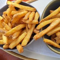 Fries at Cafe Cuba in St Julians