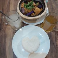 Egg plant and tofu. at Xiang Ji 香積素食 in Johor Bahru