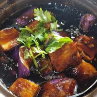 Brinjal beancurd claypot at Xiang Ji 香積素食 in Johor Bahru