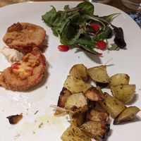 I just ate 2 potatoes from this plate. This is all you get. at Fonderia in Florence