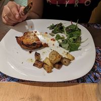 Parmigiana (this is 2/3 of it) at Fonderia in Florence