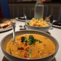 Nirvana tofu  at Roots Indian Bistro in Los Angeles