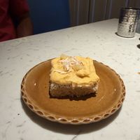 Vegan dessert   at Roots Indian Bistro in Los Angeles