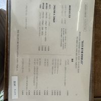 Menu as of April 2024  at Paper Nuts in Seoul