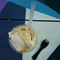 Vegan shake at Cookies and Scream - Camden Lock Market in North West London