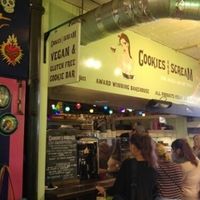 Cookies and Scream Front at Cookies and Scream - Camden Lock Market in North West London