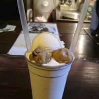 Cookie dough shake at Cookies and Scream - Camden Lock Market in North West London