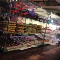 amazingly chewy big cookies only £2!  at Cookies and Scream - Camden Lock Market in North West London