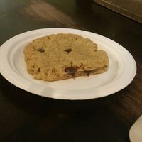 Peanut butter and choc chip cookie at Cookies and Scream - Camden Lock Market in North West London