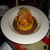 Best Polenta I've ever had at Carmelita Savory Vegetarian Fare in Seattle