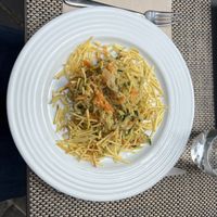 Legumes “A Bras” (vegan version) which was one of the plates of the day.   at Olivia Mediterranean  in Funchal