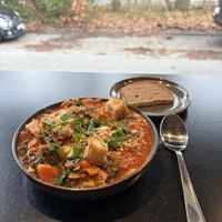 Super healthy stew. Thanks to the lovely crew. #Veganuary at Nina‘s Deli in Dreieich