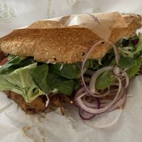 Quite a mouthful! Two meals easily .  at Happy Döner in Mainz