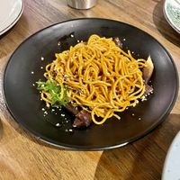 Mushroom pasta  at Planet Green 青苔行星·现代蔬食料理 in Shenzhen