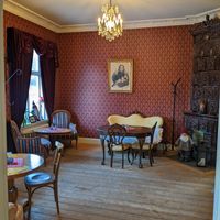 Inside of the cafe at Gaggeska Garden in Vasteras