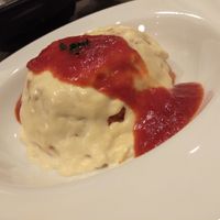 Yuba Omurice with Tomato rice at Oribio in Osaka