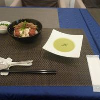 Katsudon set at ORIBIO. at Oribio in Osaka