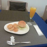 'Fish' burger at ORIBIO. at Oribio in Osaka