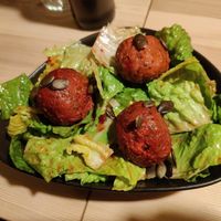 Beetroot/ginger dumplings at Sankt Annas - Augustenstraße  in Munich