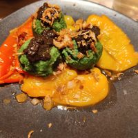 Spinach dumplings at Sankt Annas - Augustenstraße  in Munich