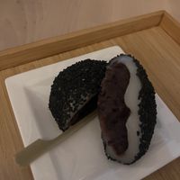 Black sesame mochi  at Shokudo in Utrecht
