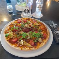 Flammkuchen at Cine Café in Vlissingen