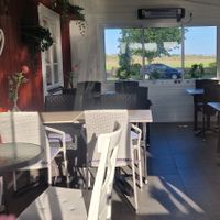 The inside sitting area at Ninnis Kroppkaksbod in Lottorp