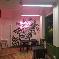 Inside  at Pink Lane Coffee in Newcastle Upon Tyne