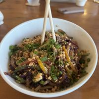 Wok satay #Veganuary at Sea Shed in Speightstown