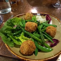 Arancini with vegetables at Morgan and Watson  in South East London